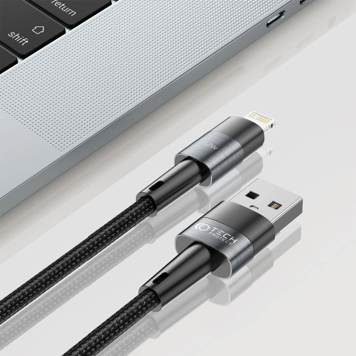 Kup Kábel Tech-Protect Ultraboost USB-A/Lightning 12W 2.4A 200cm Szürke - THP2030 - {ean13} - Sklep Home Screen