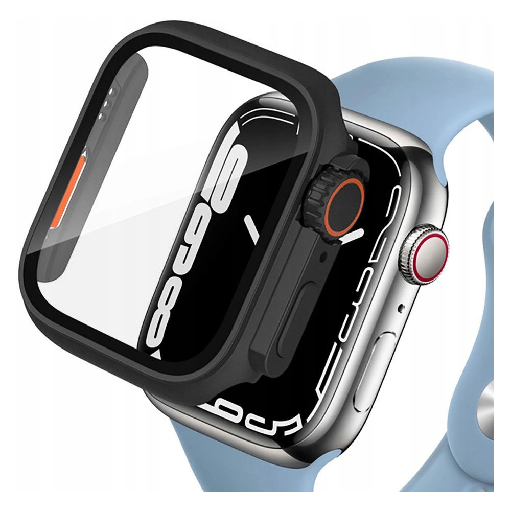 Etui Tech-Protect Defense360 Apple Watch 4/5/6/7/8/9/SE 44/45mm Black/orange