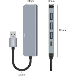 Kup Tech-Protect Adapter V0-Nabe 5in1 Grau - THP2037 - {ean13} - Sklep Home Screen