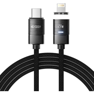 Tech-Protect Kabel Ultraboost Magnetisch USB-C/Lightning PD 27W 3A 200cm Schwarz