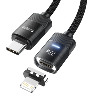 Tech-Protect Kabel Ultraboost Magnetisch USB-C/Lightning PD 27W 3A 200cm Schwarz