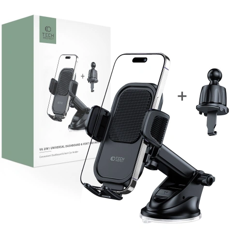 Kup Tech-Protect Autohalterung V6 Universal Armaturenbrett & Vent Autohalterung Schwarz - THP2039 - {ean13} - Sklep Home Screen