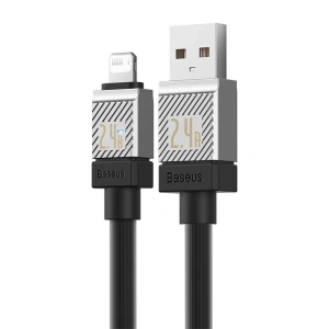 Kabel Baseus CoolPlay Series USB-A/Lightning, 2.4A 2m (černý)