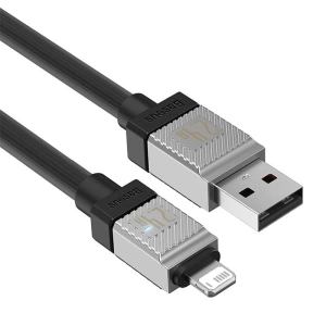 Kabel Baseus CoolPlay Series USB-A/Lightning, 2.4A 2m (černý)
