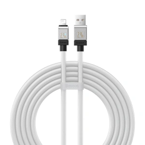 Kabel Baseus CoolPlay Series USB-A/Lightning, 2.4A 2m (bílý)
