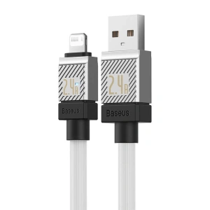 Kabel Baseus CoolPlay Series USB-A/Lightning, 2.4A 2m (bílý)