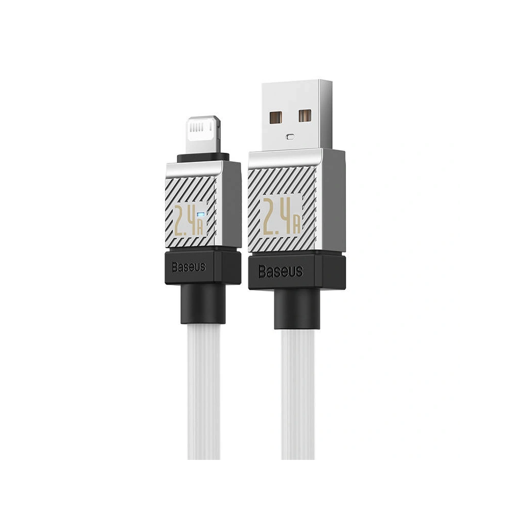 Kabel Baseus CoolPlay Series USB-A/Lightning, 2.4A 2m (biały)