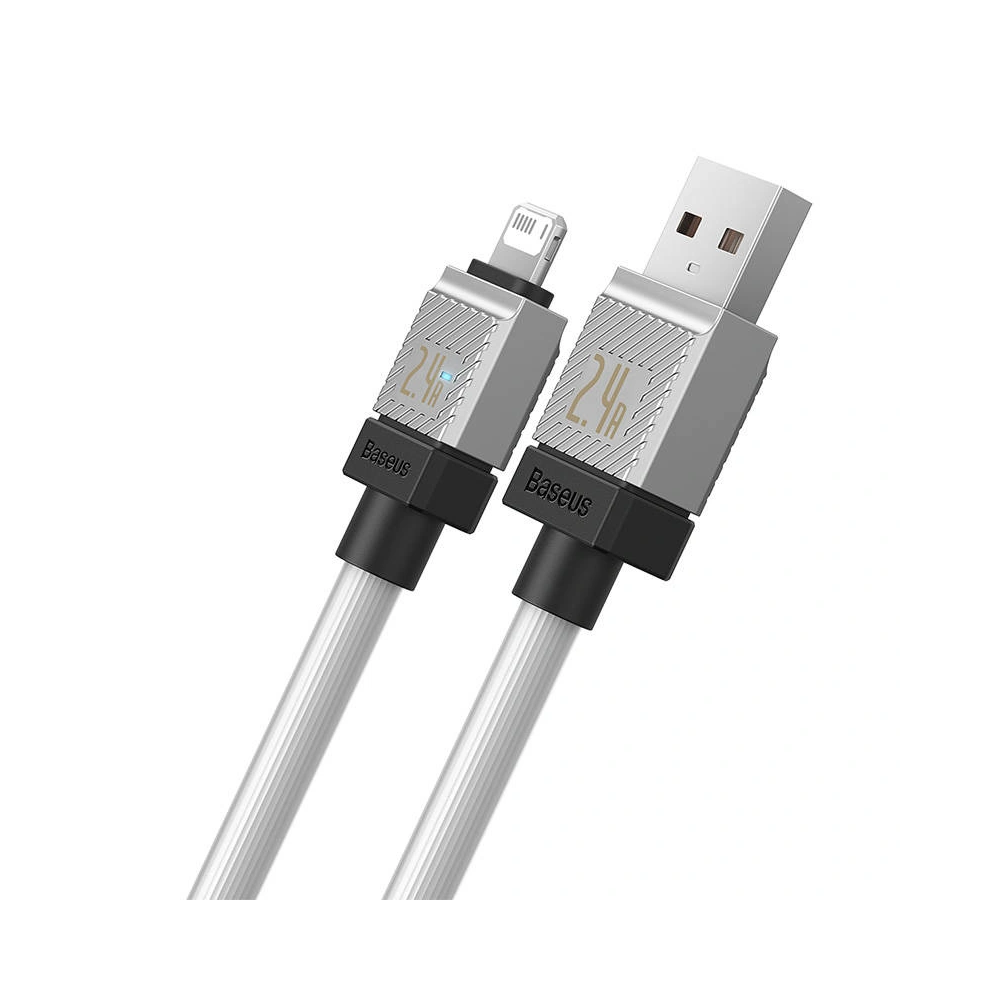 Kabel Baseus CoolPlay Series USB-A/Lightning, 2.4A 2m (biały)
