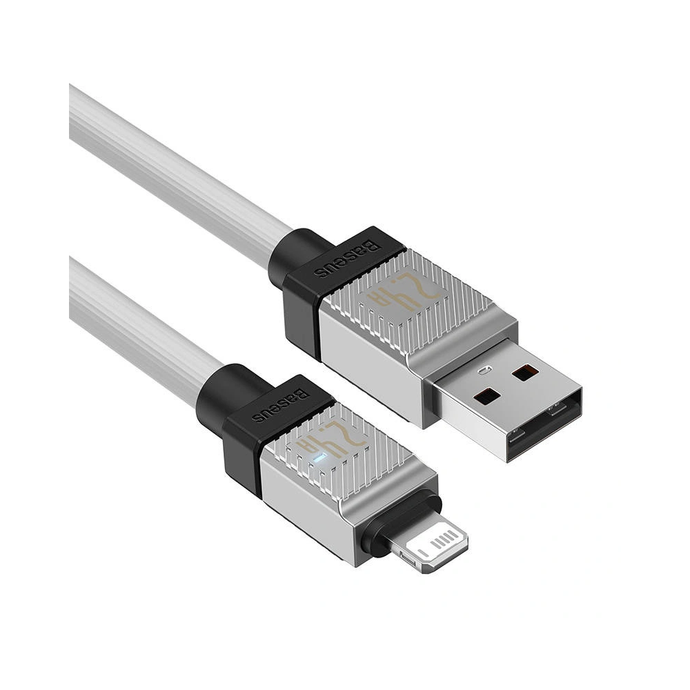 Kabel Baseus CoolPlay Series USB-A/Lightning, 2.4A 2m (biały)