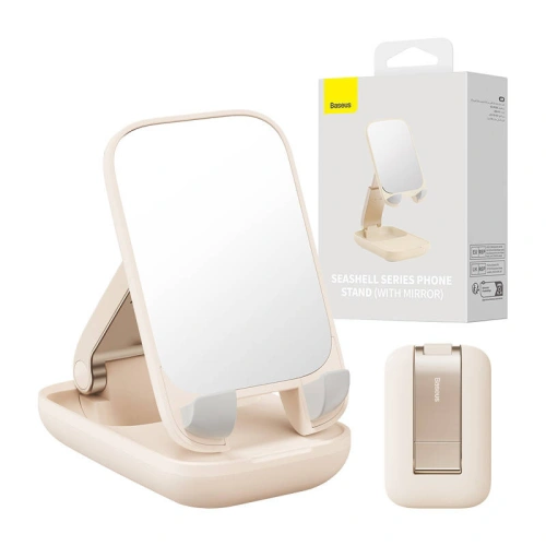 Kup Uchwyt biurkowy Baseus Folding Phone Stand Mirror (roz deschis) - BSU4280 - {ean13} - Sklep Home Screen