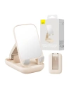 Uchwyt biurkowy Baseus Folding Phone Stand Mirror (jasny róż)
