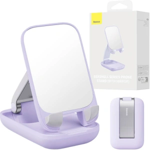 Kup Uchwyt biurkowy Baseus Folding Phone Stand Mirror (fioletowy) - BSU4281 - {ean13} - Sklep Home Screen