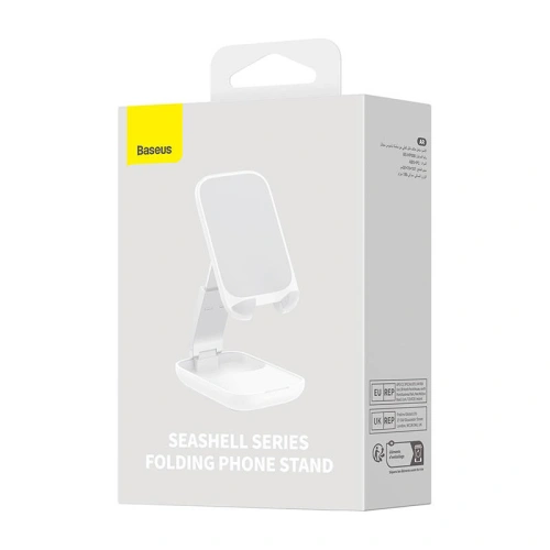 Buy Baseus Folding Phone Stand (white) - BSU4283 - {ean13} - Home Screen Store Europe
