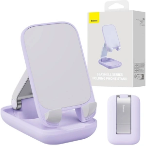 Kup Uchwyt biurkowy Baseus Folding Phone Stand (fioletowy) - BSU4285 - {ean13} - Sklep Home Screen