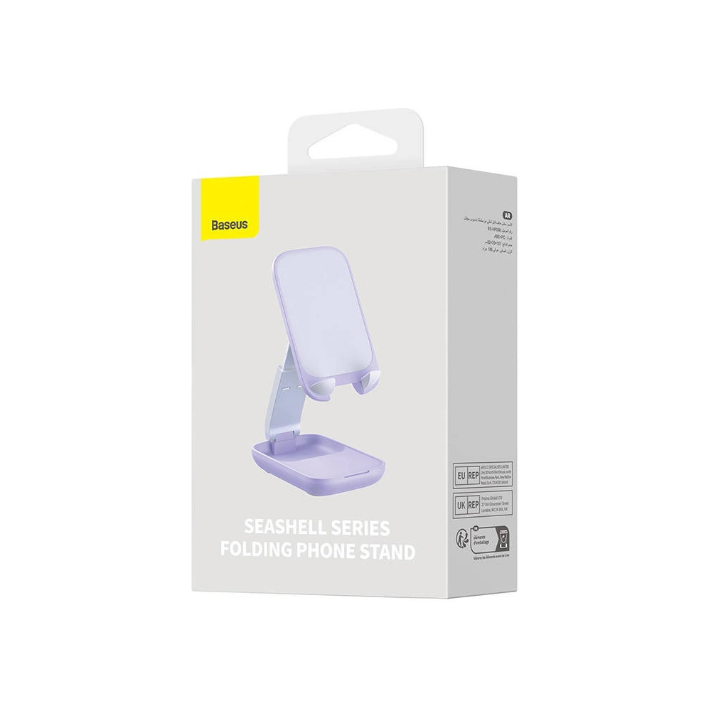 Uchwyt biurkowy Baseus Folding Phone Stand (fioletowy)