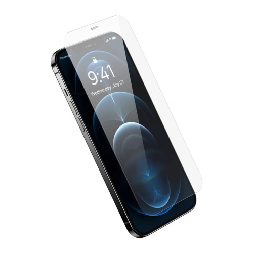 Kup Sticlă securizată Baseus 0.4mm Corning HD Apple iPhone 12 Pro Max + set de curățare - BSU4290 - {ean13} - Sklep Home Screen