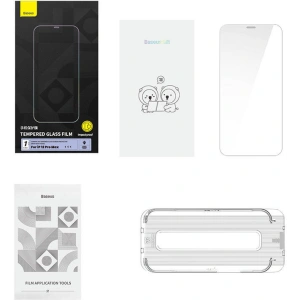 Kup Szkło hartowane Baseus 0.4mm Corning HD Apple iPhone 12 Pro Max + zestaw czyszczący - BSU4290 - {ean13} - Sklep Home Screen