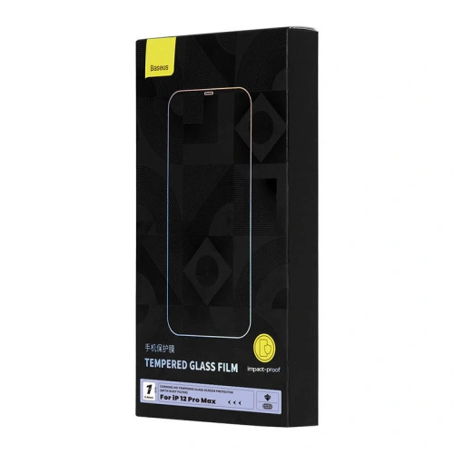 Buy Baseus 0.4mm Corning HD Tempered Glass Apple iPhone 12 Pro Max + cleaner kit - BSU4290 - {ean13} - Home Screen Store Europe