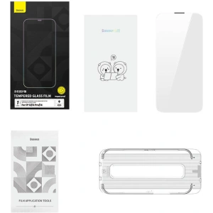 Kup Baseus 0.4mm Apple Gehärtetes Glas Corning HD iPhone 14/13/13 Pro + Reinigungsset - BSU4291 - {ean13} - Sklep Home Screen