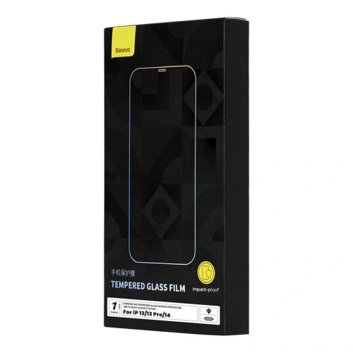 Kup Sticlă securizată Baseus 0.4mm Corning HD Apple iPhone 14/13/13 Pro + set de curățare - BSU4291 - {ean13} - Sklep Home Screen