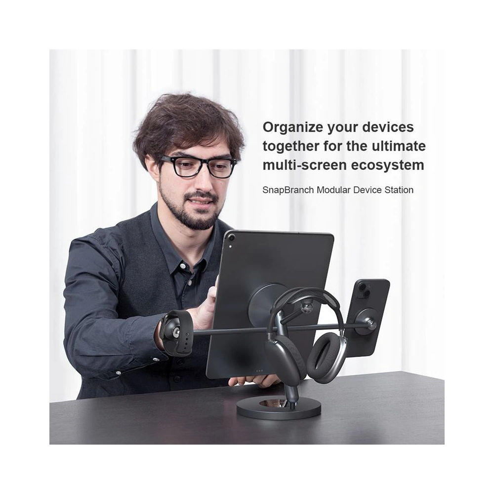 Wielofunkcyjny uchwyt biurkowy Nillkin Snapbranch Modular Device Station Gray/Szary