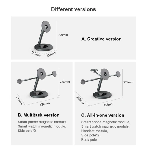Buy Nillkin Snapbranch Modular Device Station Gray - NLK1145 - {ean13} - Home Screen Store Europe