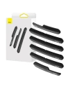 Osloane pentru bara de protecție Tesla Baseus (negru) [6 PACK]