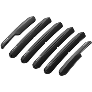 Baseus Tesla-Stoßstangenabdeckungen (schwarz) [6 PACK]