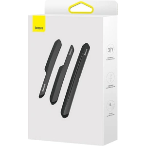 Baseus Tesla-Stoßstangenabdeckungen (schwarz) [6 PACK]