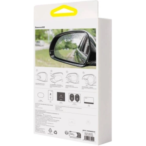 Przeźroczysta folia Baseus na lusterko [2 PACK]