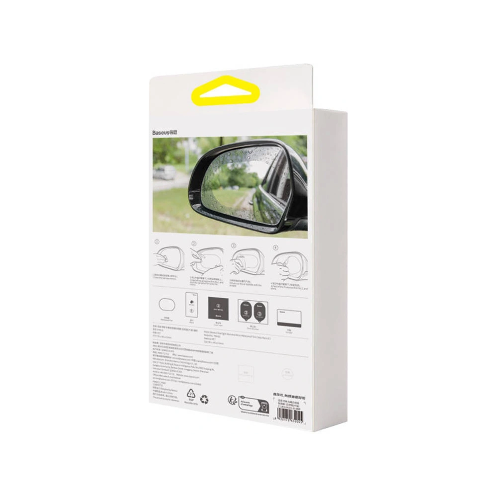 Przeźroczysta folia Baseus na lusterko [2 PACK]
