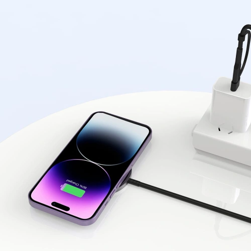 Kup Ładowarka bezprzewodowa Tech-Protect Qi15W-A25 Magnetic Magsafe Wireless Charger Black - THP2041 - {ean13} - Sklep Home Screen