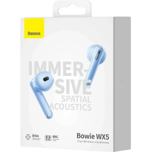 Kup Słuchawki TWS Baseus Bowie WX5 Bluetooth 5.3 (niebieskie) - BSU4314 - {ean13} - Sklep Home Screen