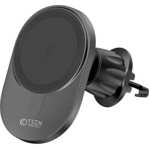 Kup Uchwyt samochodowy z ładowarką bezprzewodową MagSafe Tech-Protect MM15W-V1 Magnetic Vent Car Mount Wireless Charger 15W Black - THP2043 - {ean13} - Sklep Home Screen