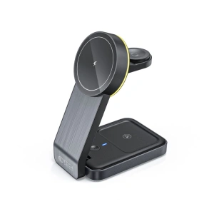 Kup Ładowarka bezprzewodowa MagSafe Tech-Protect Qi15W-A28 3in1 Magnetic Wireless Charger Black - THP2044 - {ean13} - Sklep Home Screen