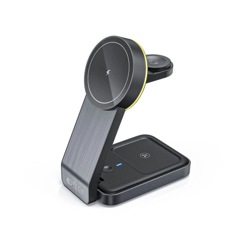 Kup Bezdrátová nabíječka MagSafe Tech-Protect Qi15W-A28 3v1 Magnetic Wireless Charger Černá - THP2044 - {ean13} - Sklep Home Screen