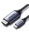 1.5m UGREEN CM565 USB C/HDMI 2.1 8K 60Hz Kabel grau