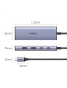 Kup Adapter HUB UGREEN CM500 USB-C/HDMI - 2x USB-C - 2x USB-A grau - UGR1627 - {ean13} - Sklep Home Screen