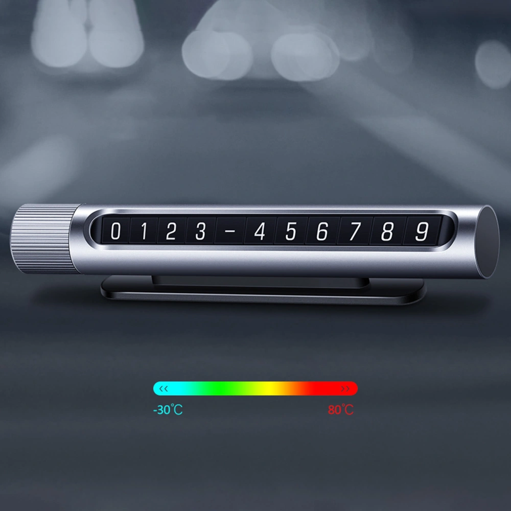 Tabliczka parkingowa do samochodu UGREEN LP151 szara