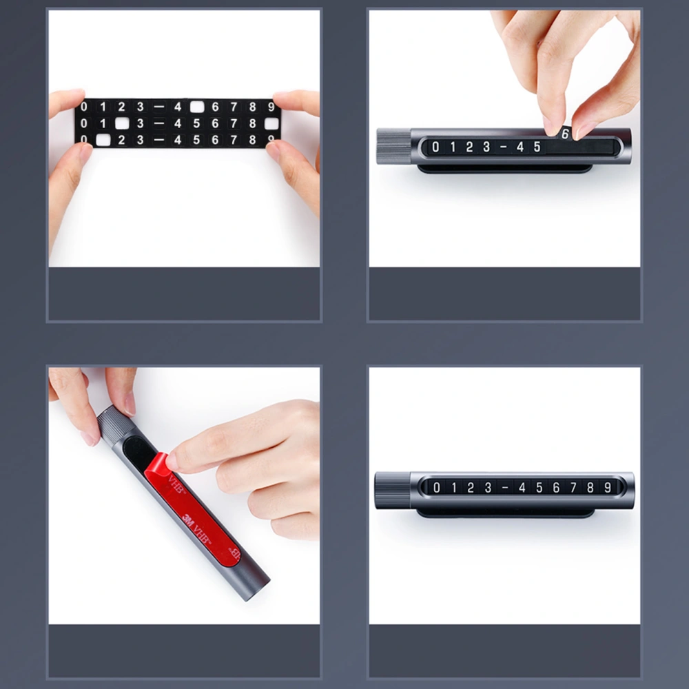 Tabliczka parkingowa do samochodu UGREEN LP151 szara