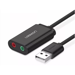 Kup Externe USB-Soundkarte UGREEN 15cm (schwarz) - UGR1632 - {ean13} - Sklep Home Screen