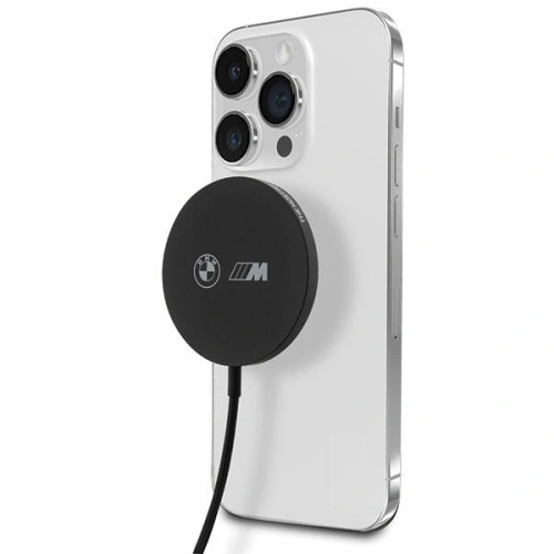 Kup MagSafe vezeték nélküli töltő BMW BMCBMSPLK 15W fekete/black M Edition - BMW468 - {ean13} - Sklep Home Screen