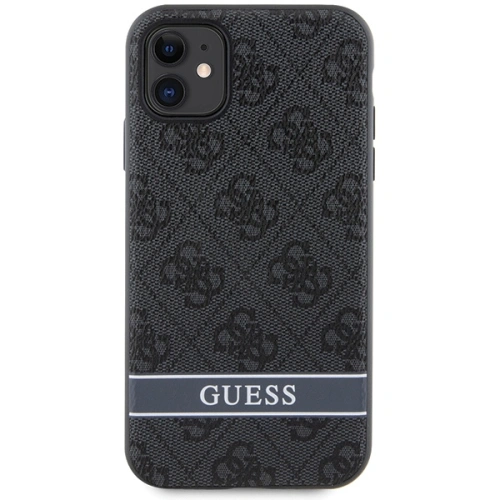 Kup Guess Apple Tasche GUHCN61P4SNK iPhone 11/XR grau/grau Hartschale 4G Stripe - GUE2605 - {ean13} - Sklep Home Screen