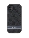 Kup Guess Apple Tasche GUHCN61P4SNK iPhone 11/XR grau/grau Hartschale 4G Stripe - GUE2605 - {ean13} - Sklep Home Screen