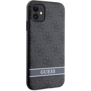 Kup Guess Apple Tasche GUHCN61P4SNK iPhone 11/XR grau/grau Hartschale 4G Stripe - GUE2605 - {ean13} - Sklep Home Screen