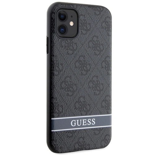 Kup Guess Apple Tasche GUHCN61P4SNK iPhone 11/XR grau/grau Hartschale 4G Stripe - GUE2605 - {ean13} - Sklep Home Screen