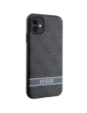 Kup Guess Apple Tasche GUHCN61P4SNK iPhone 11/XR grau/grau Hartschale 4G Stripe - GUE2605 - {ean13} - Sklep Home Screen