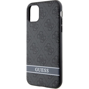 Kup Guess Apple Tasche GUHCN61P4SNK iPhone 11/XR grau/grau Hartschale 4G Stripe - GUE2605 - {ean13} - Sklep Home Screen