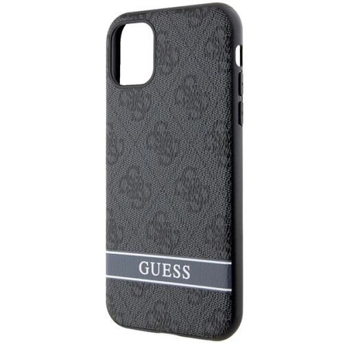 Kup Guess Apple Tasche GUHCN61P4SNK iPhone 11/XR grau/grau Hartschale 4G Stripe - GUE2605 - {ean13} - Sklep Home Screen