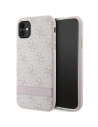 Etui Guess GUHCN61P4SNP Apple iPhone 11/XR rózsaszín/pink hardcase 4G Stripe